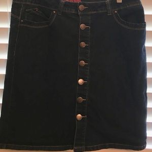 Wanna Betta Butt Jean Skirt